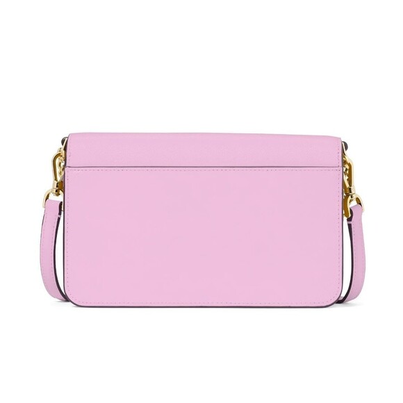 New Kate Spade Madison Small Flap Crossbody Saffiano Leather Berry Cream - Picture 4 of 5